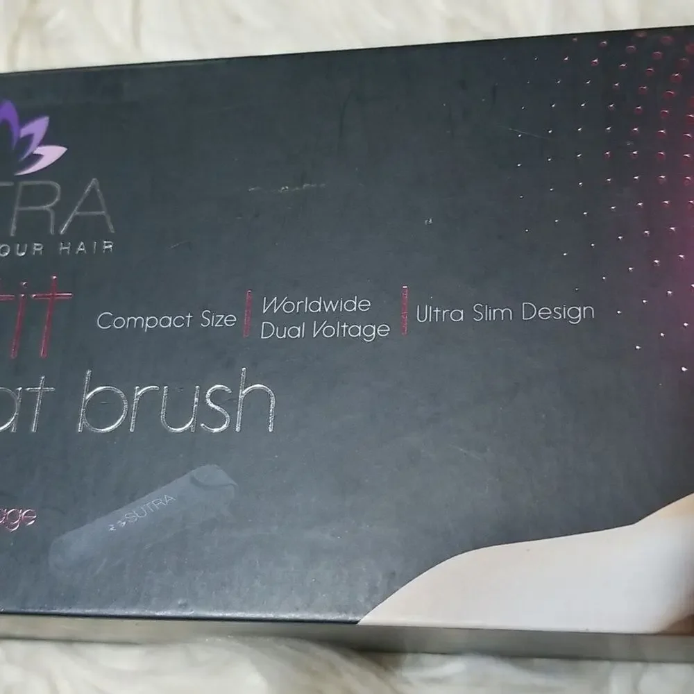 NEW! Sutra Petit Electric Heat Brush- Pink